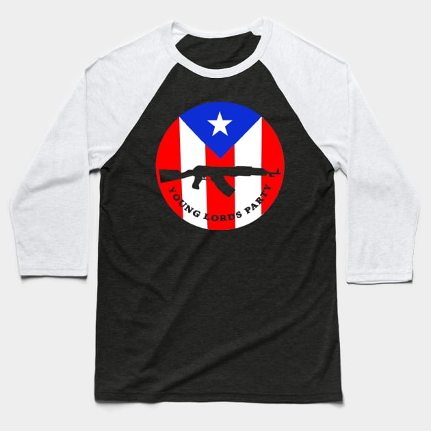 Young Lords Party Baseball T-Shirt by TheBlindTag